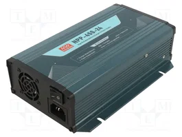 MEAN WELL NPP-450-24 Chargeur pour accumulateurs GEL et acide-plomb 45-155Ah 13,5A