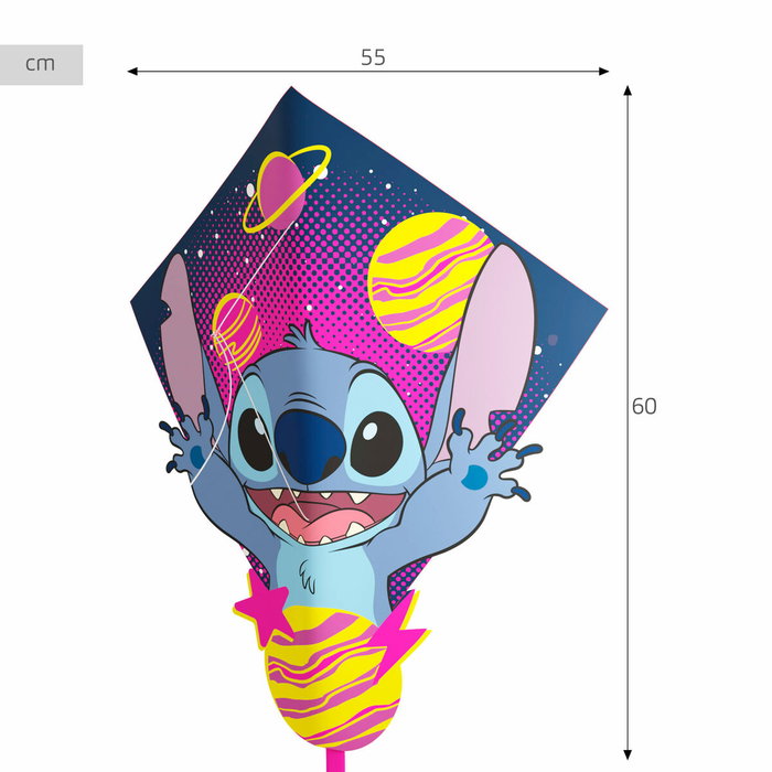 Cerf-volant Stitch 55 X 60 X 2 CM (6 Unités)