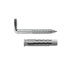 WOLFPACK LINEA PROFESIONAL Kit Sanitaire Alcayata avec Cheville Ø 12 x 60 mm