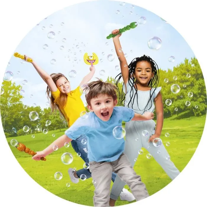 Lansay 25640 Jeu électronique Bubble Ding Duo Bulles Party - Jeu de bulles avec baguette sonore - Dès 6 ans