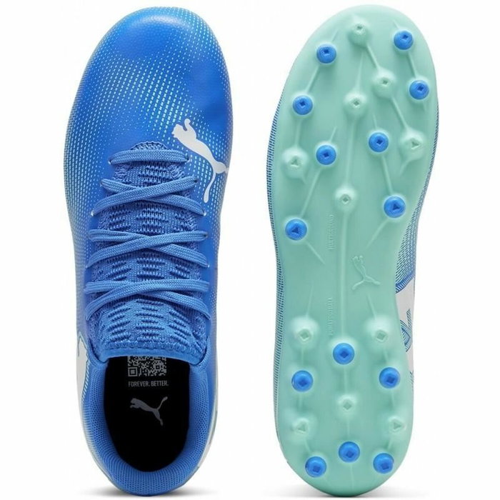 Chaussures de foot pour Enfants Puma Future 7 Play Mg Bleu