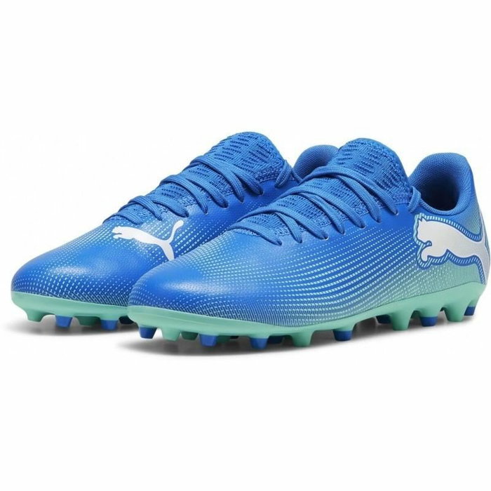 Chaussures de foot pour Enfants Puma Future 7 Play Mg Bleu