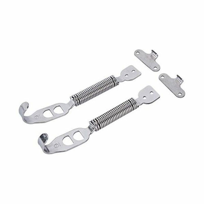 Occ Motorsport Kit de fermeture de coffre/capot à ressort Argent