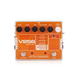 EHX V256 Pédale d'effets Vocoder avec Reflex-Tune, inclut alimentation 9,6DC-200 PSU