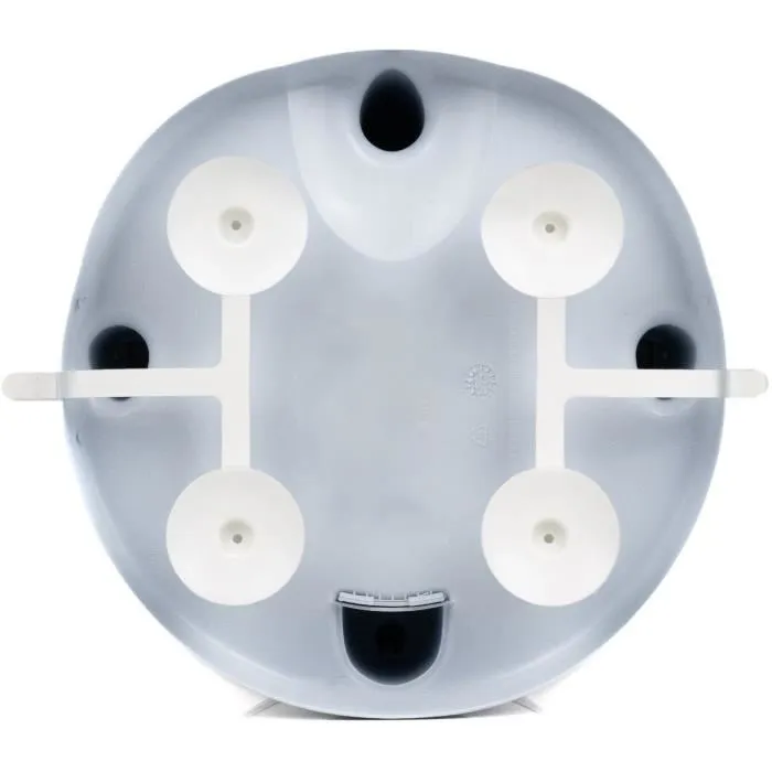 Thermobaby Anneau de bain Aquababy - Fleur bleue, pour bébés de 7 à 16 mois (jusqu'à 13 kg), hygiène et sécurité, fabriqué en France