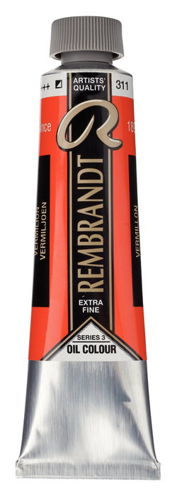 Rembrandt Couleur à l'huile Bermellón 311, tube de 40 ml Rembrandt Couleur à l'huile Bermellón 311, tube de 40 ml