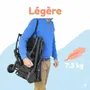 Bambisol Poussette Compacte YUKO pour 0-36 mois (15 kg) - Ultra Légère, 1 Main, Debout, Noir, avec Sangle et Panier