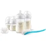 Philips Avent Kit Nouveau-né Natural 3.0 avec 2 Biberons 125 ml, 2 Biberons 260 ml, Sucette Ultra Douce 0-6 mois et Goupillon de Nettoyage