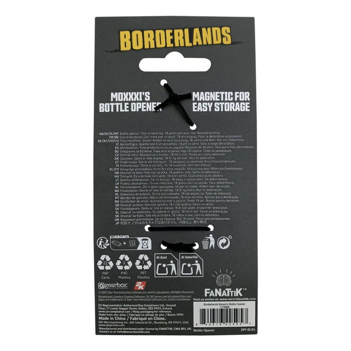 Borderlands décapsuleur Mad Moxxi Borderlands décapsuleur Mad Moxxi
