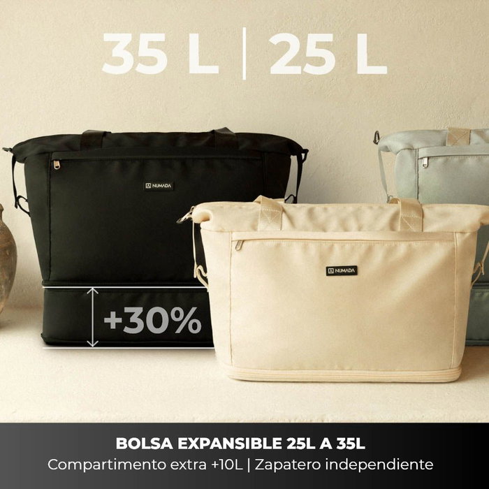 Sac de Voyage Numada Beige 35 L Sac de Voyage Numada Beige 35 L