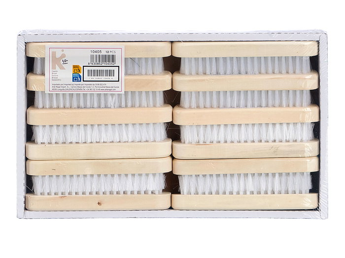 ARTE REGAL Brosse en bois pour vêtements