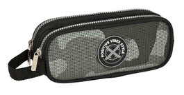 Safta Trousse d'écolier Stone Noir 21 x 8 x 6 cm
