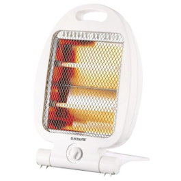 Thulos ET-QH01 Radiateur électrique à quartz 400W/800W avec sécurité anti-basculement et poignée de transport