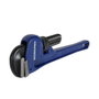 Workpro Clé de griffe 250 mm – Manchon en fonte, mâchoire forgée, bleu