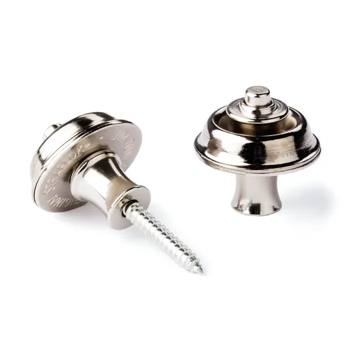 Dunlop Straplok Original Cierre de correa Nickel Dunlop Straplok Original Cierre de correa Nickel