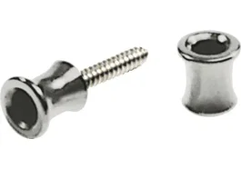 DUNLOP Bouton de sangle STRAPLOK® Original - Paire - Nickel
