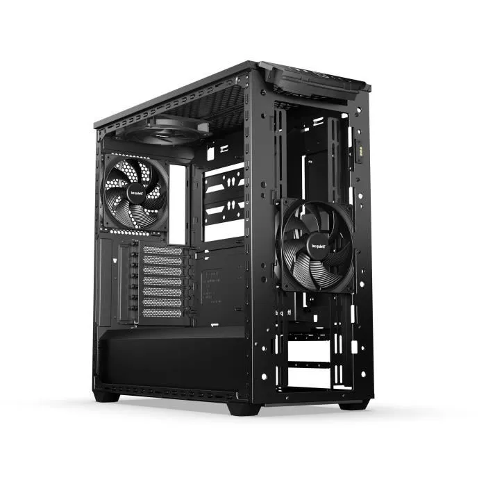 Be Quiet! Shadow Base 800 DX - Boîtier PC Midi-Tower Noir - ARGB - Circulation d'air exceptionnelle - Support 420mm, E-ATX, verre trempé, USB 3.2 Type-C - Silent Be Quiet! Shadow Base 800 DX - Boîtier PC Midi-Tower Noir - ARGB - Circulation d'air exceptionnelle - Support 420mm, E-ATX, verre trempé, USB 3.2 Type-C - Silent