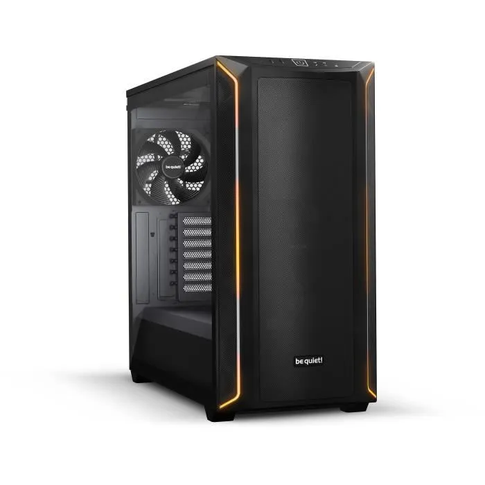Be Quiet! Shadow Base 800 DX - Boîtier PC Midi-Tower Noir - ARGB - Circulation d'air exceptionnelle - Support 420mm, E-ATX, verre trempé, USB 3.2 Type-C - Silent Be Quiet! Shadow Base 800 DX - Boîtier PC Midi-Tower Noir - ARGB - Circulation d'air exceptionnelle - Support 420mm, E-ATX, verre trempé, USB 3.2 Type-C - Silent