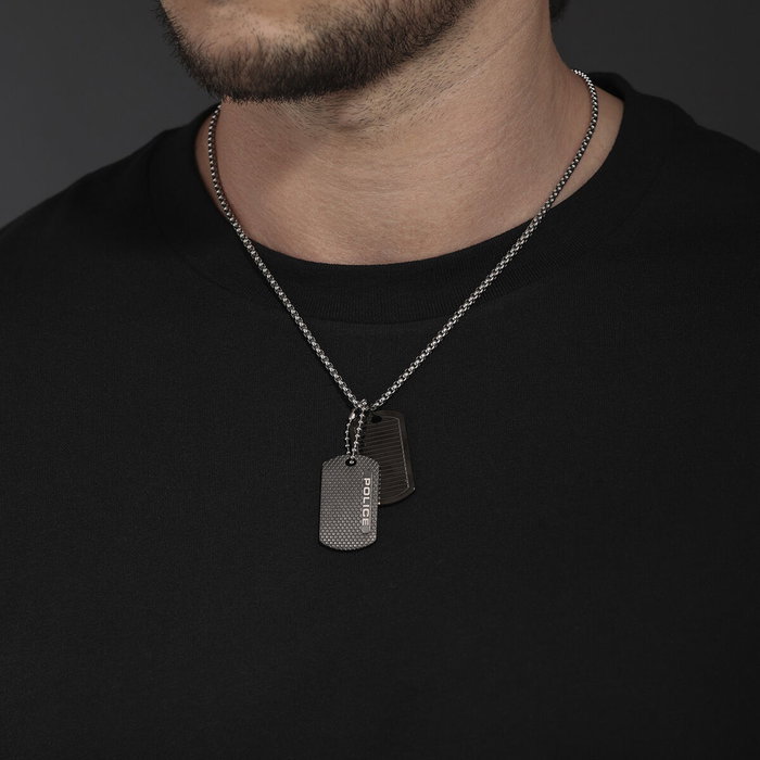 Collier Homme Police PEAGN0042001 Noir