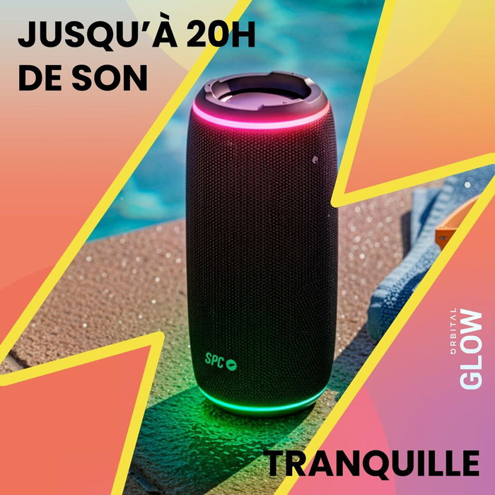 SPC ORBITAL GLOW 4435N Noir
