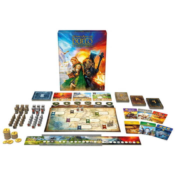 Asmodee 7DUMEES01 Jeu de cartes Le Seigneur des Anneaux: Duel pour la Terre Médiane - Version espagnole Asmodee 7DUMEES01 Jeu de cartes Le Seigneur des Anneaux: Duel pour la Terre Médiane - Version espagnole
