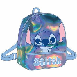 Cerdá Sac à dos casual Stitch iridiscent bleu