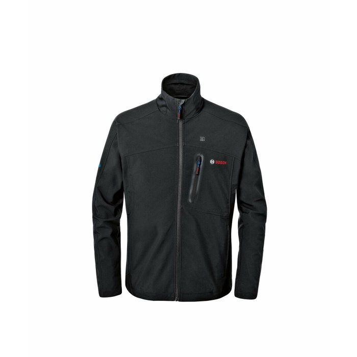 Bosch Professional Veste chauffante GHJ 12+18V XA Noir XL avec batterie 12V