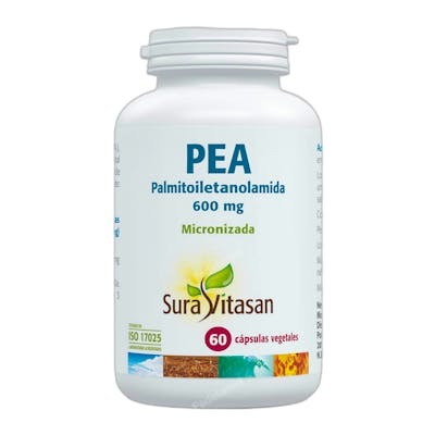 SURA VITASAN PEA Palmitoiletanolamida 600 mg 60 capsules SURA VITASAN PEA Palmitoiletanolamida 600 mg 60 capsules