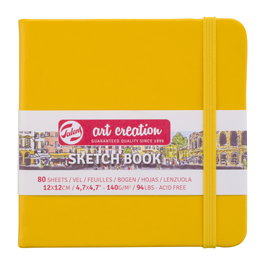 Talens Art Creation Bloc de croquis Jaune Doré 12 x 12 cm