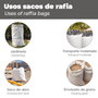 ARTICULOS SIN MARCA PREDETERM Sac à gravats raphia 60x100 cm