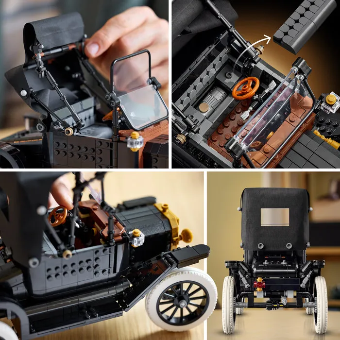 Lego Icons 11376 Set de Construction Maquette de Voiture Ford Model T pour Adulte - Cadeau Collector