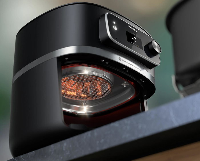 Philips Friteuse à air chaud Série 7000 HD9880/90 Black XXL