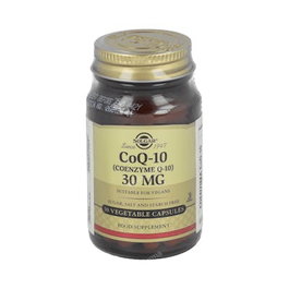 Solgar Coenzima Q10 30 mg 30 gélules végétales Complément alimentaire