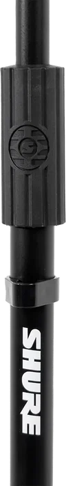 SBG Support Microphone Sol avec Trépied et Hauteur Réglable - Acier Noir