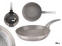 Kinvara Poêle Induction Antiadhésive Aluminium Forgé 28 cm Argent (Set de 6)