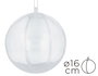 Innspiro Pack de 6 boules en plastique transparent de 16 cm