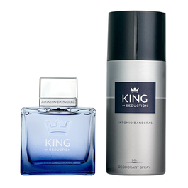 Antonio Banderas - Coffret King of Seduction Homme : Eau de Toilette 100 ml + Déodorant Spray Freshness 150 ml