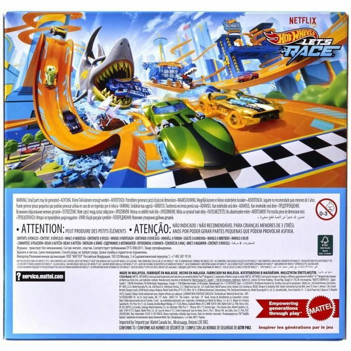Hot Wheels Coffret 5 Véhicules Let's Race - Échelle 1/64