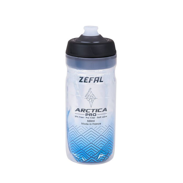 Zefal Bidon Arctica Pro 55 Plata/Azul 550ml Zefal Bidon Arctica Pro 55 Plata/Azul 550ml