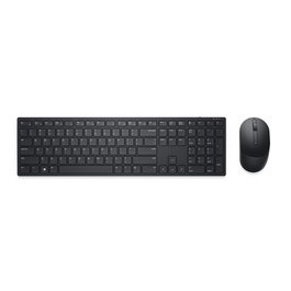 Dell Combo Clavier et Souris Sans Fil Pro, 2,4 GHz RF, Autonomie 36 Mois, 1600 dpi, Souris AAA, Clavier AA
