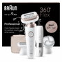 Braun Silk-épil 9 Flex Blanc et Or Rose