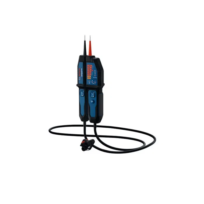 Bosch - GVT 1000-15 - Testeur de tension IP65 1000 V AC/DC - Ergonomique avec câble de 125 cm