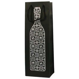 Party Time Sac Cadeau pour Bouteille avec Motifs Assortis