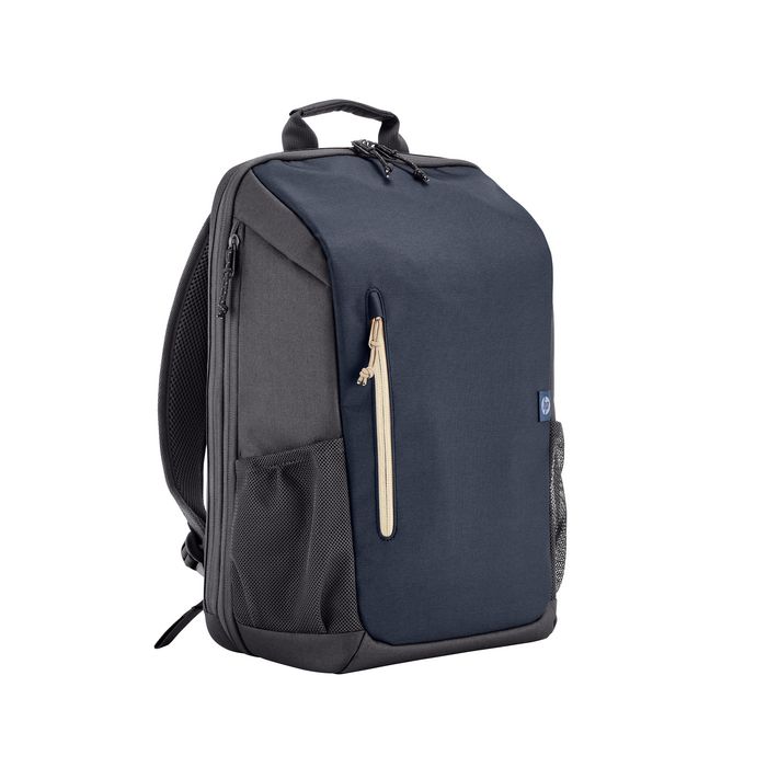 HP Sac à dos Travel pour ordinateur portable 15,6 pouces - 18 litres en tissu recyclé bleu nuit