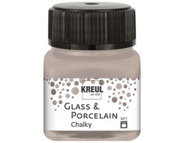 Kreul Peinture verre et porcelaine Chalky mate Turrón 20ml