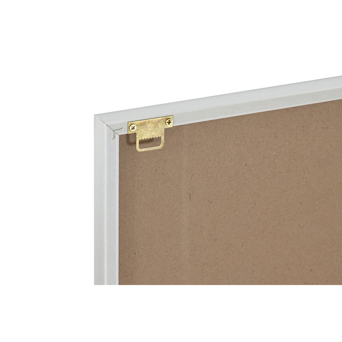 Cadre Home ESPRIT Jaune Bleu Toile 30 x 1,8 x 40 cm (4 Unités)