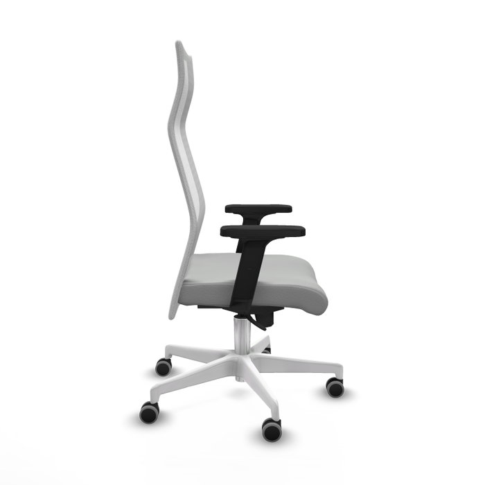 Piqueras y Crespo Chaise de Bureau Albacete Gris Clair et Blanc