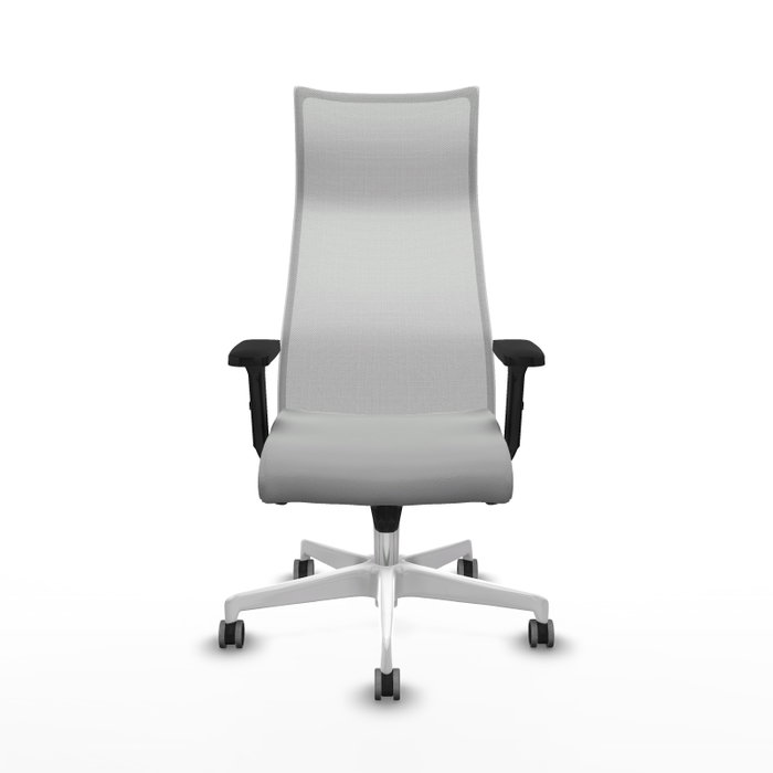 Piqueras y Crespo Chaise de Bureau Albacete Gris Clair et Blanc