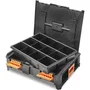 TOOD Insert modulable professionnel 3 à 12 compartiments ajustables pour coffret emboîtable, 40 x 30 x 7 cm