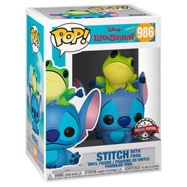 FUNKO Pop! Disney Lilo & Stitch - Figurine Stitch avec Frog (Exclusif)